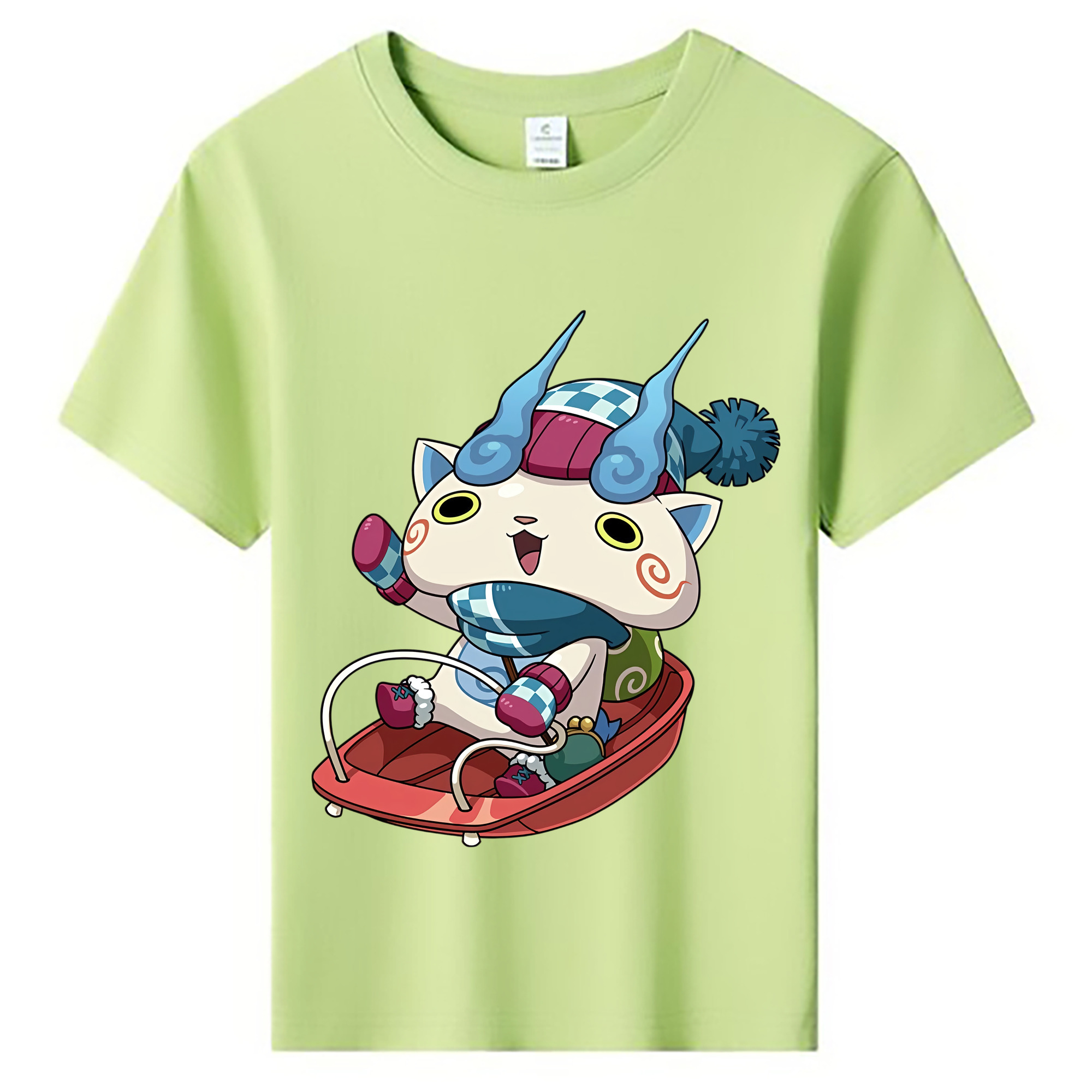 （画像用） 妖怪ウォッチ Yo-kai Watch 綿100％キッズTシャツ（フロントプリント）